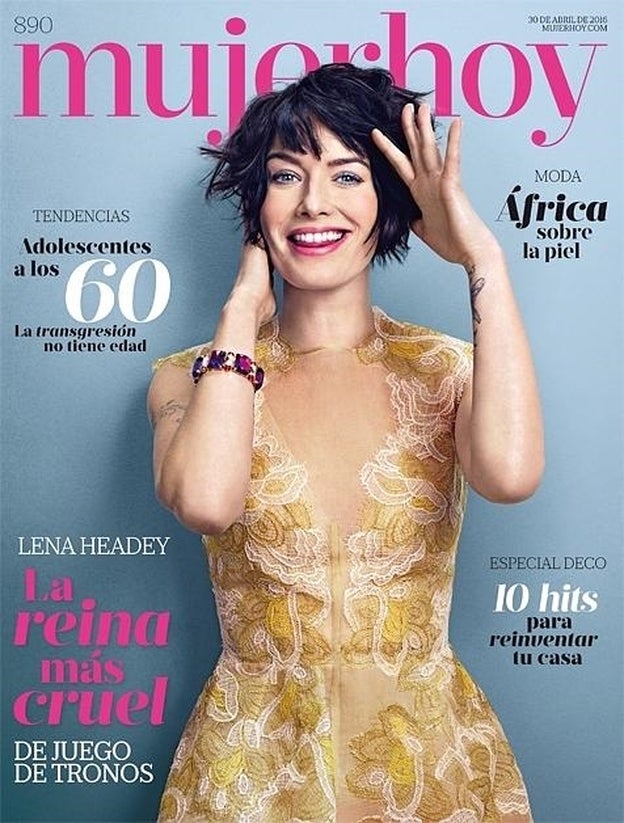Lena Headey, toda una reina en el trono de Mujerhoy