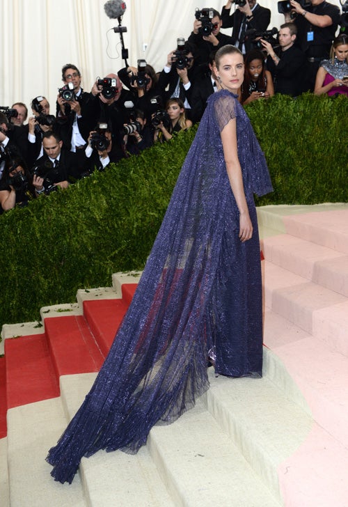 Agyness Deyn en la Gala del Met 2016