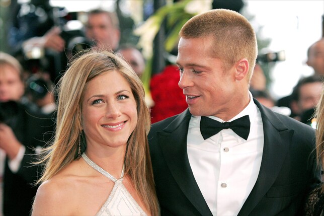 Jennifer Aniston y Brad Pitt en el Festival de Cannes