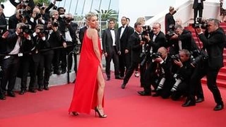 Y Kate Moss llegó a Cannes