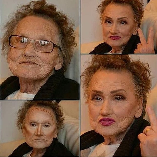 La 'abuela del contouring' que no te dejará indiferente