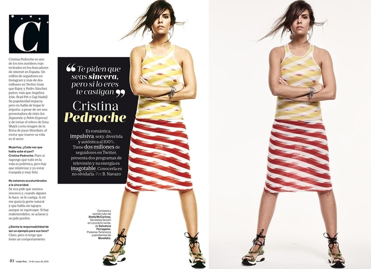 La portada de Cristina Pedroche, sin retoques