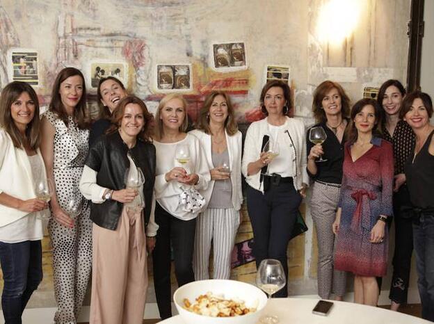 Las protanogistas del evento organizado por Mujerhoy para degustar el verdejo Circe/