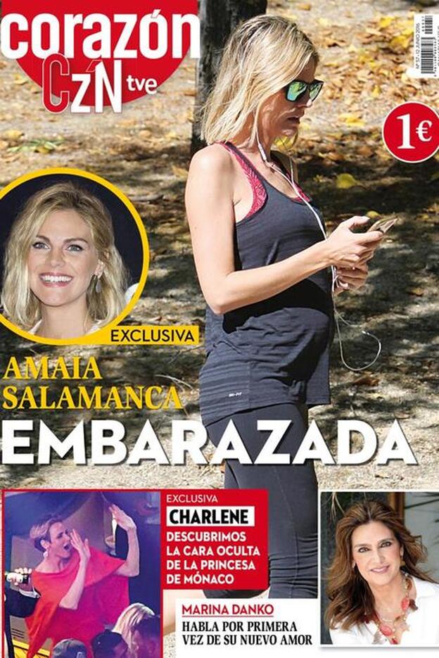 Amaia Salamanca, embarazada, espera su tercer hijo