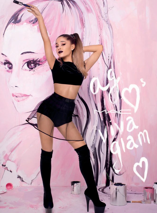 Ariana Grande, imagen de MAC Viva Glam