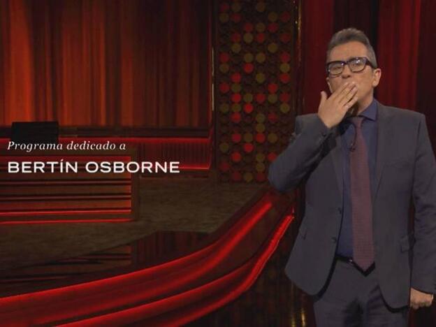 Andreu Buenafuente aviva la polémica y contesta a Bertín Osborne dedicándole su programa
