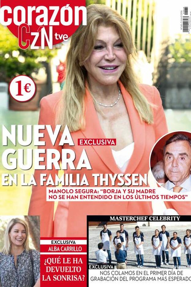 Según Manolo segura, la baronesa Thyssen y su hijo Borja no se han entendido en los últimos tiempos./corazón