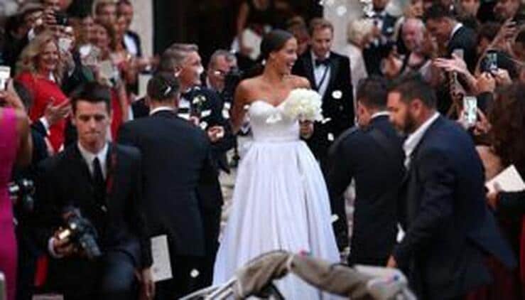 Así fue la boda religiosa de Ana Ivanovic y Bastian Schweinsteiger