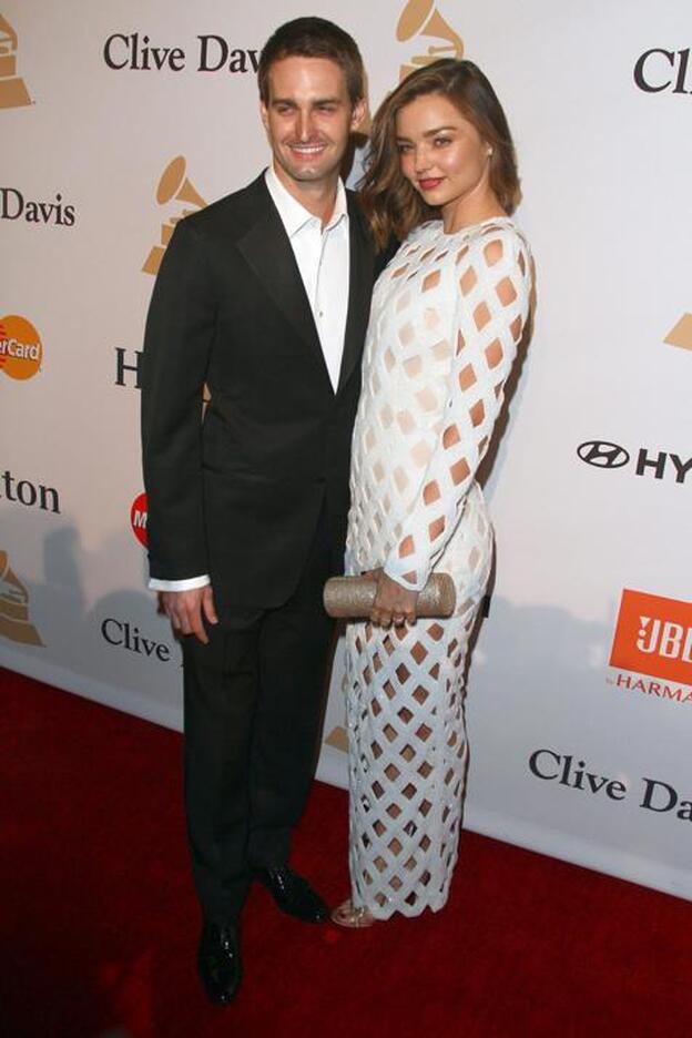 Miranda Kerr se compromete con el creador de Snapchat
