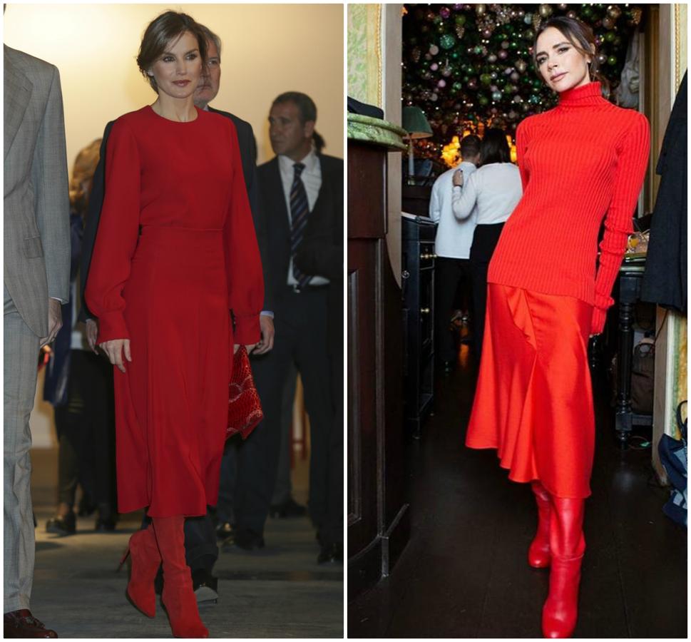 Duelo de estilo: Reina Letizia y Victoria Beckham