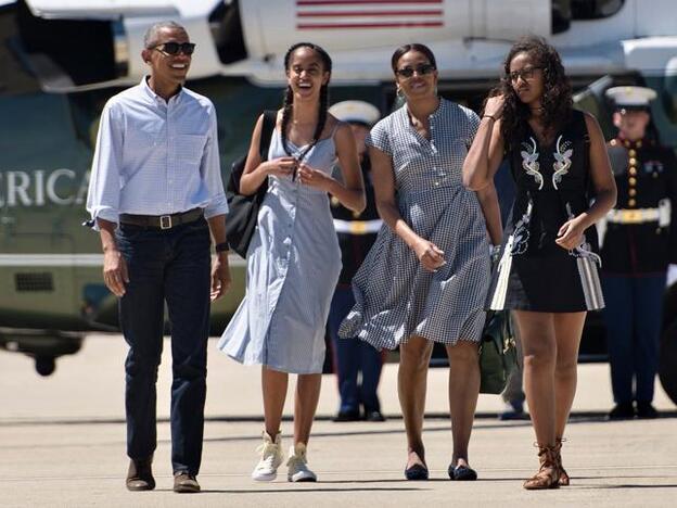 Los Obama ponen a trabajar a su hija Sasha