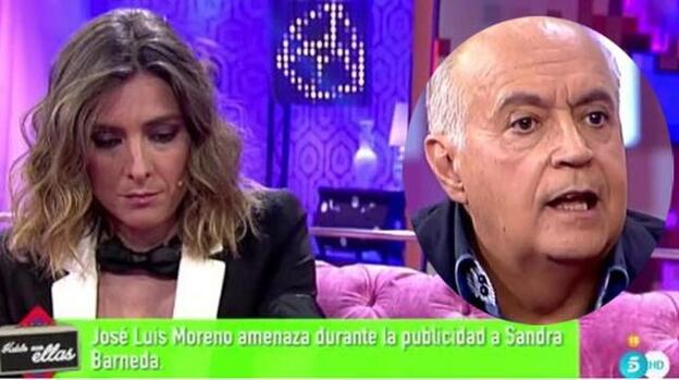 José Luis Moreno amenaza de muerte a Sandra Barneda: "Una más y te corto el cuello"