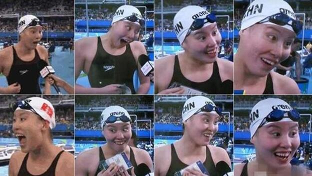 Juegos Olímpicos Río 2016. Fu Yuanhui, la nadadora china que se salta todos los protocolos en el podio