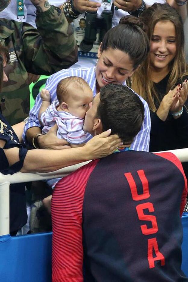 La imagen más tierna de Michael Phelps, 21 veces campeón olímpico