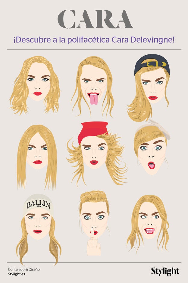 Las mil caras de Cara Delevingne