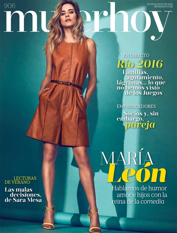 María León, protagonista de esta semana en Mujerhoy