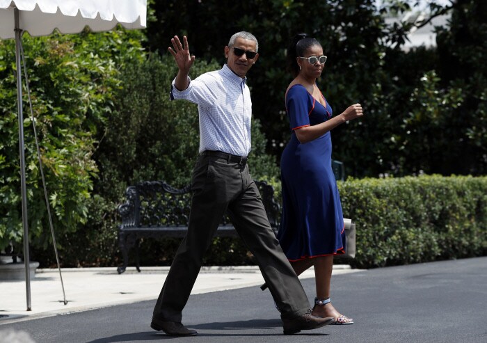 Los Obama y sus looks 'casual'