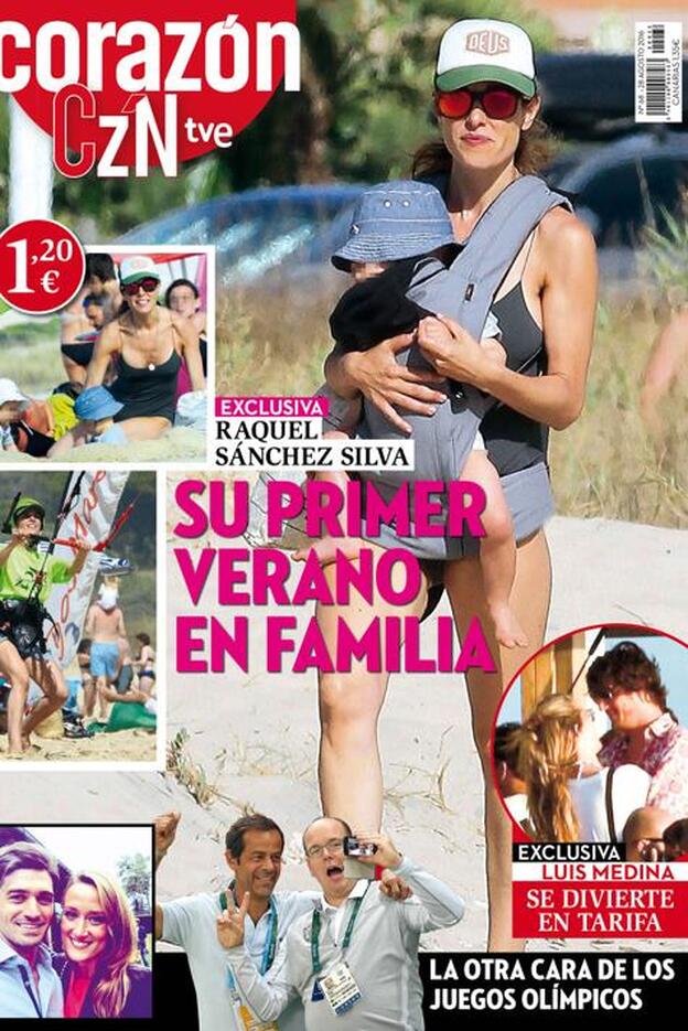 Raquel Sánchez Silva vive su primer verano en familia