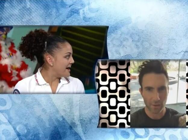 El tierno mensaje de Adam Levine a una gimnasta del equipo olímpico de Estados Unidos