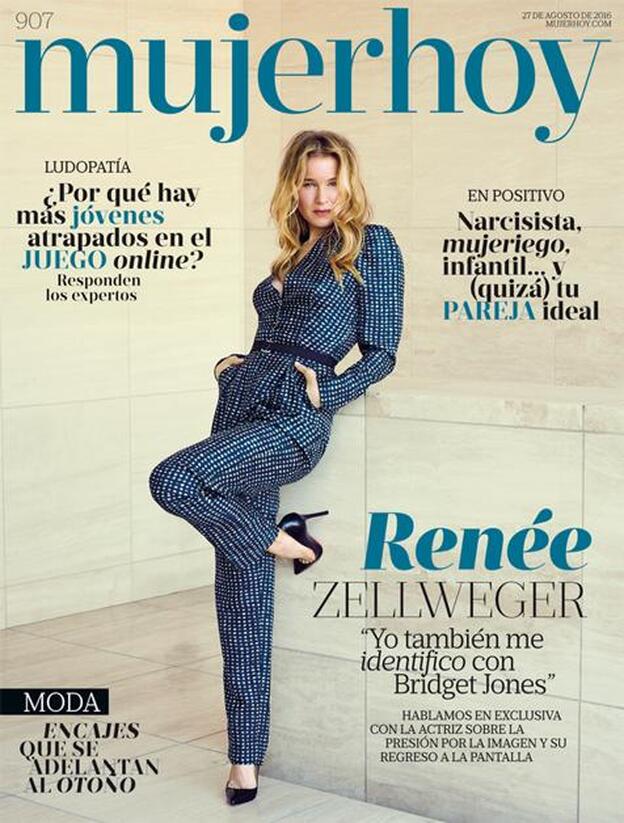 Renée Zellweger es nuestra portada de la semana en la que habla de su nuevo estreno, 'Bridget Jones baby'./Brian Bowen Smith