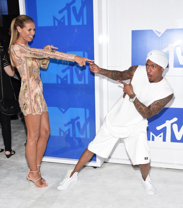 El look de Heidi Klum y Nick Cannon en los MTV VMA 2016