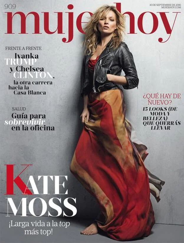 Kate Moss, nuestra portada de Mujerhoy, es la imagen de Rimmel London./