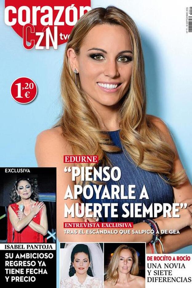Edurne habla de David de Gea esta semana en 'Corazón'