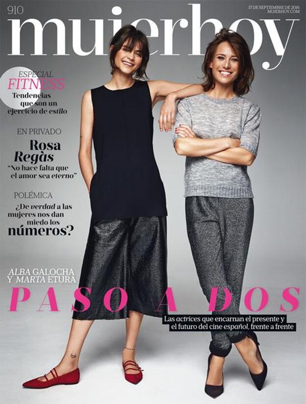 Marta Etura y Alba Galocha, doble portada de Mujerhoy
