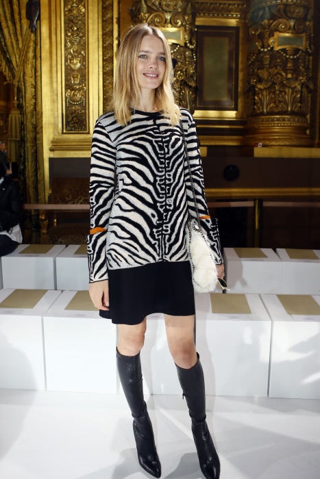 Natalia Vodianova en el desfile de Stella McCartney en la Semana de la Moda de París