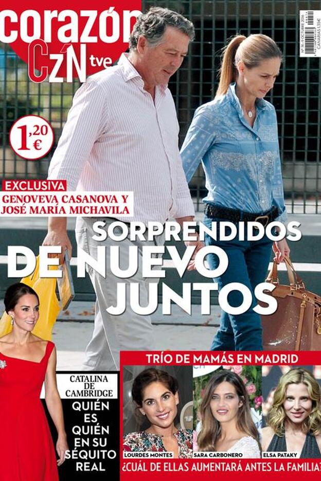 Genoveva y Michavila: sorprendidos juntos de nuevo