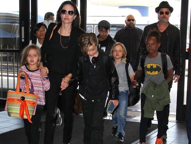 Angelina Jolie y sus hijos acuden a terapia
