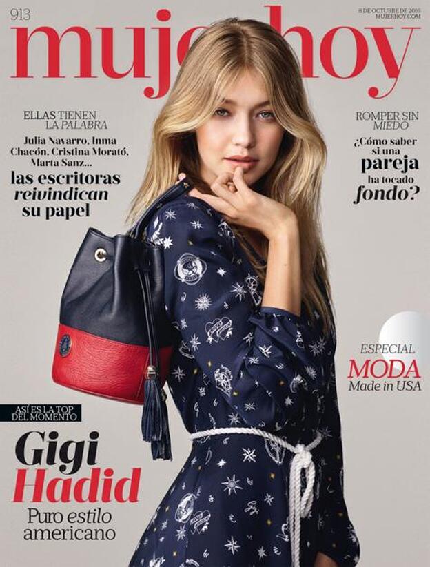 Rendidas a la belleza de Gigi Hadid en la portada de Mujerhoy