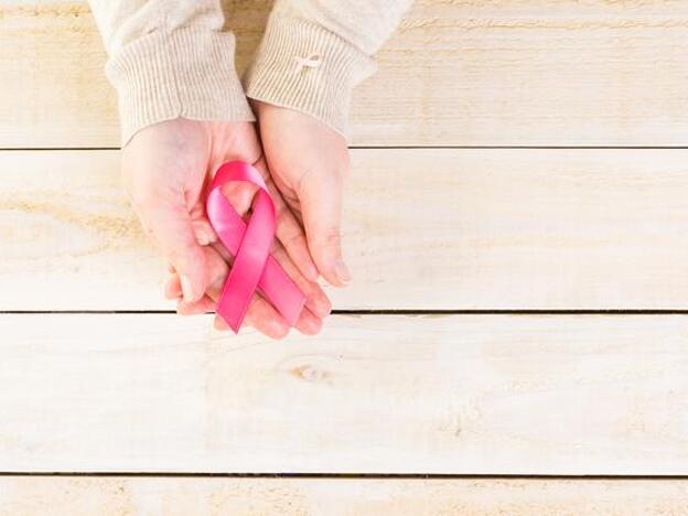 El lazo rosa, el símbolo que representa la solidaridad contra el cáncer de mama./FOTOLIA