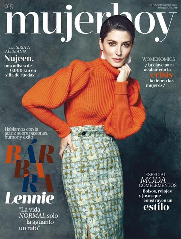 Bárbara Lennie hipnotiza en la portada de Mujerhoy