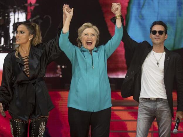 Las famosas que hacen campaña electoral por Hillary Clinton