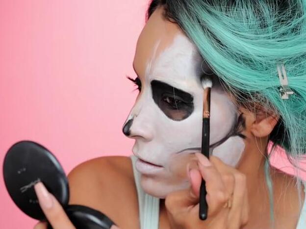 El maquillaje más viral para este Halloween 2016... ¡Calavera derretida!