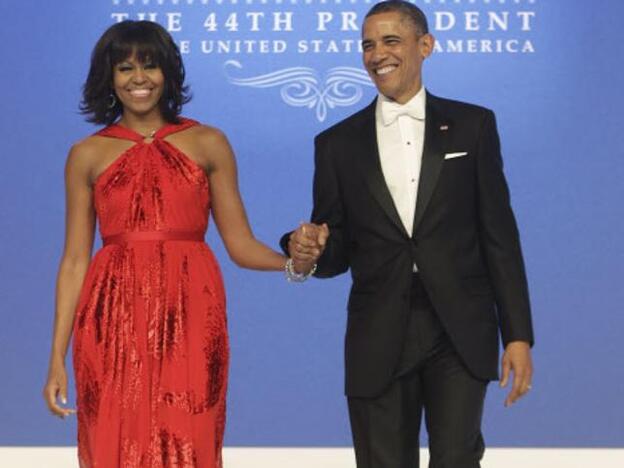 Para celebrar la victoria de Barack Obama en su segunda legislatura, Michelle volvió a confiar en Jason Wu.