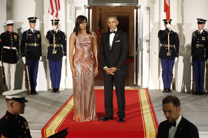 22 vestidos inolvidables de Michelle Obama como Primera Dama