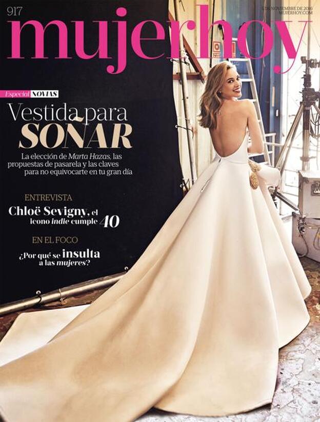 Marta Hazas, ¡viva la novia en nuestra portada de Mujerhoy!