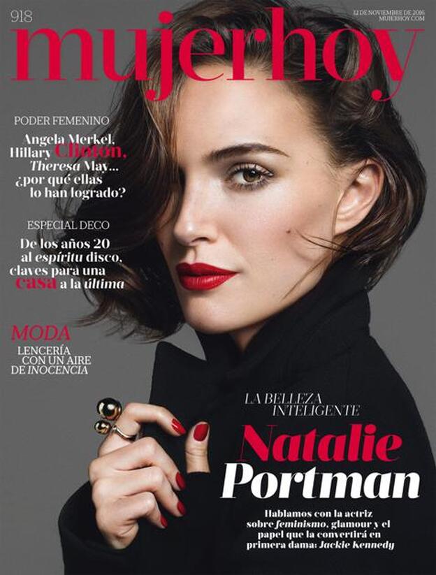 Natalie Portman, una belleza atemporal en nuestra portada semanal de Mujerhoy