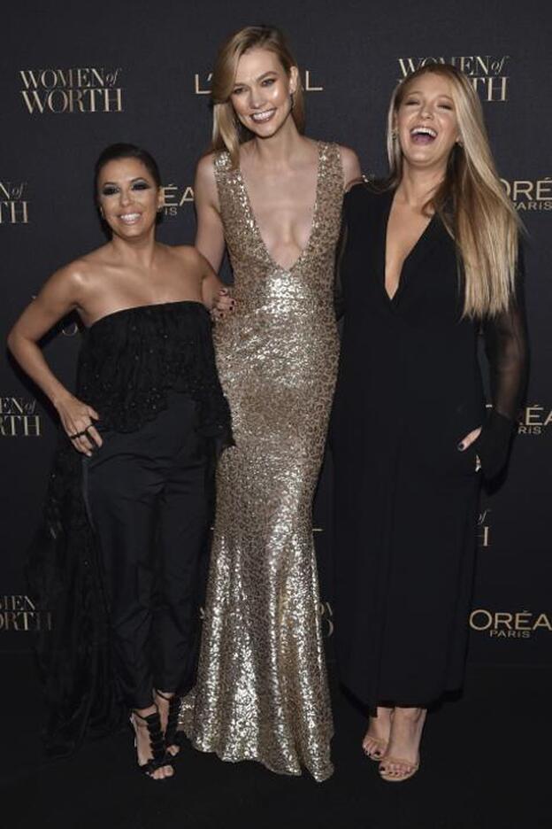 Tres mujeres, tres estilos: Eva Longoria, Karlie Kloss y Blake Lively