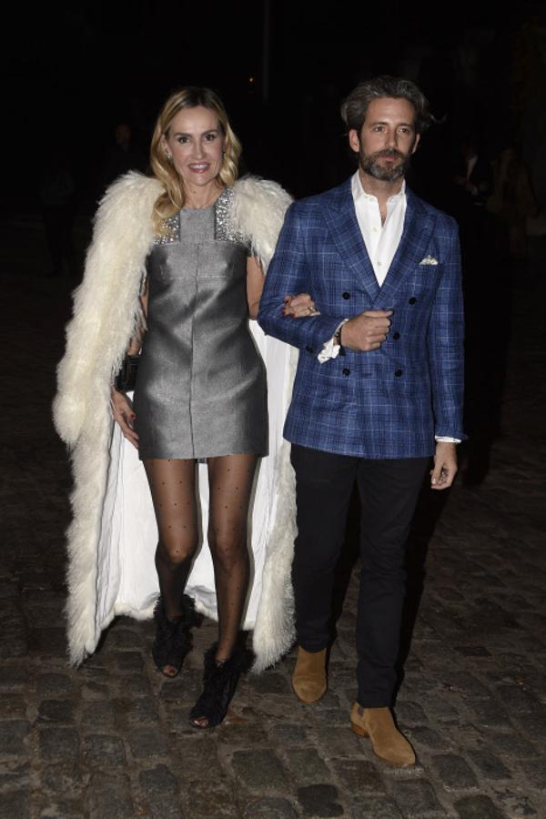 Clara Courel y Hugo Portuondo en la fiesta de Loewe en Madrid