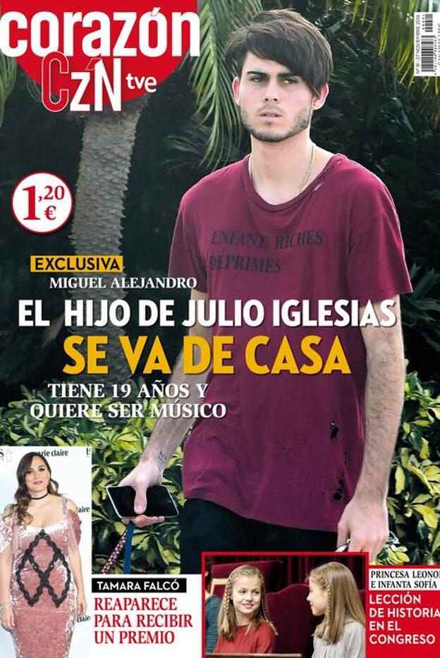 Miguel Alejandro: el hijo de Julio Iglesias se va de casa