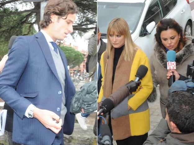 Alba Carrillo, "humillada", se queda muda a su salida del juzgado tras verse con Feliciano López