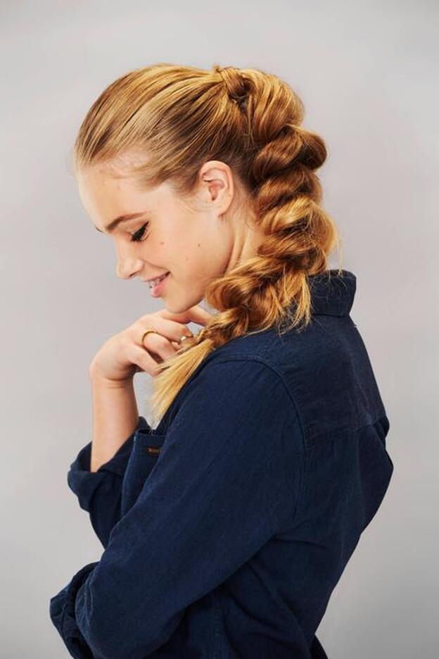 Trenza deshecha: paso a paso