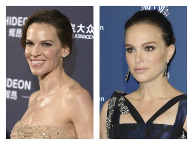 Natalie Portman VS Hilary Swank: duelo de estilo