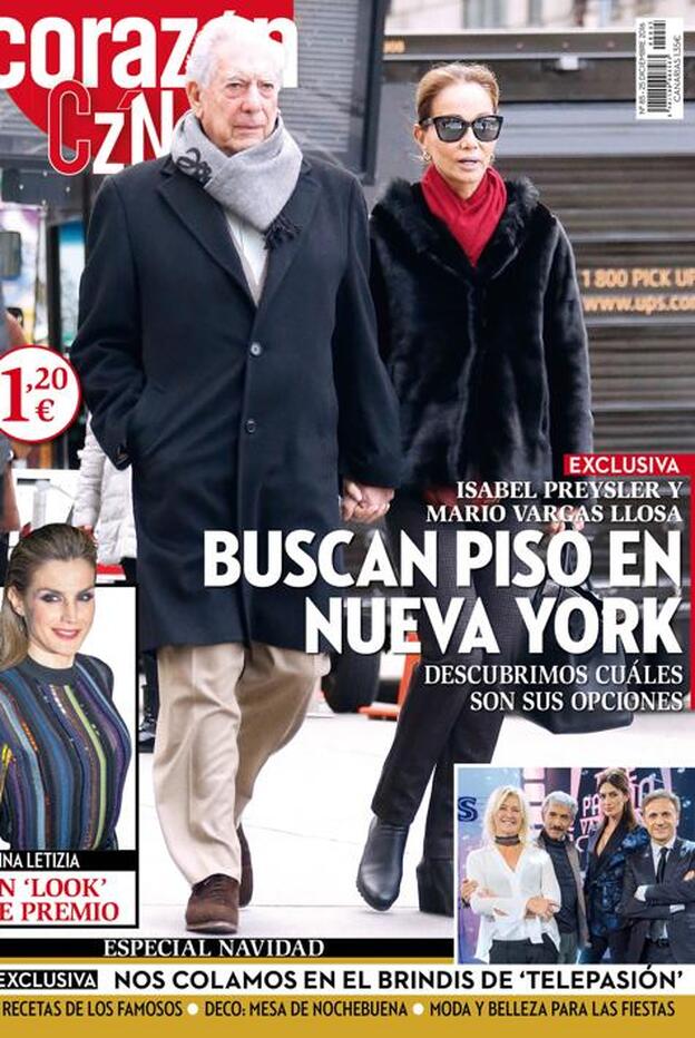 Isabel Preysler y Mario Vargas Llosa buscan casa en Nueva York