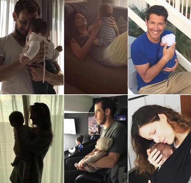 Famosos a los que visitó la cigüeña en 2016