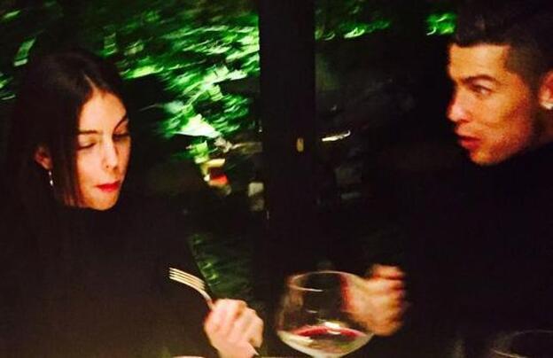 La romántica cena de Cristiano Ronaldo y su novia, Georgina Rodríguez, en Madrid