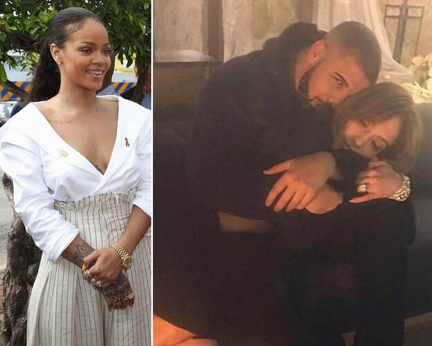 El 'unfollow' de Rihanna a JLo por su acercamiento a Drake
